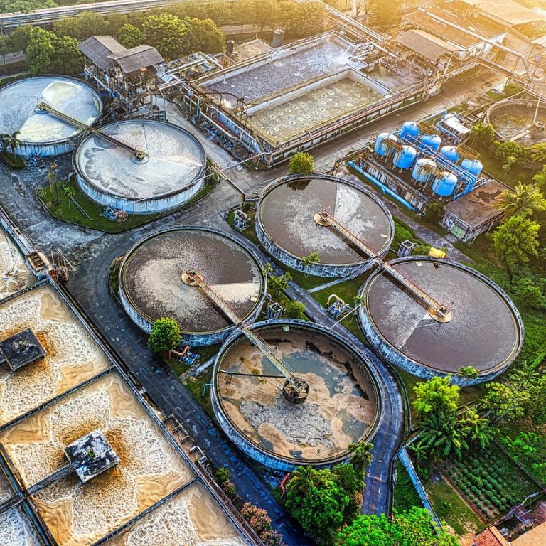 Sewage treatment works